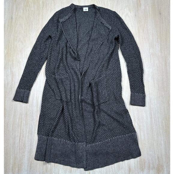 Cabi Gray Lara Longline Knit Duster Cardigan Sweater Small Cozy Style #3166 - Picture 1 of 14
